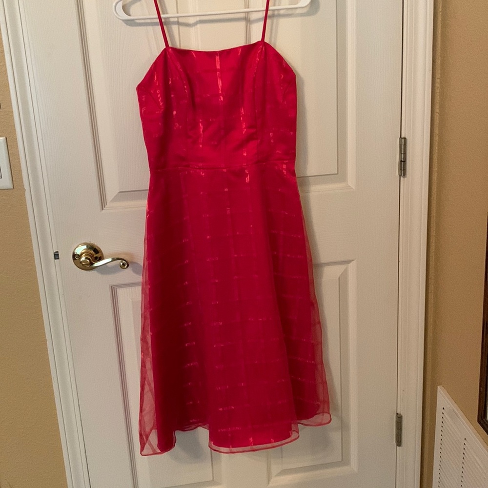 Size 6 pink dress.